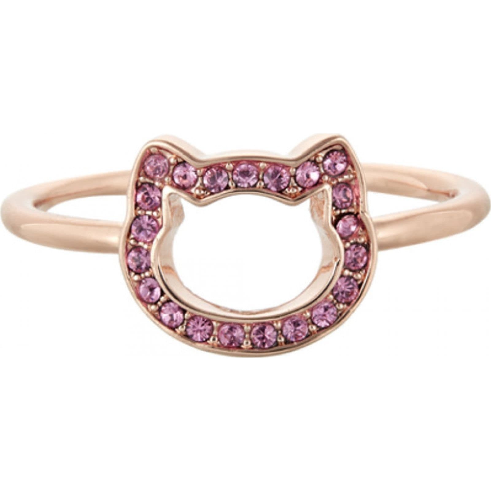 Karl Lagerfeld Karl Lagerfeld Rose Gold Cat Ring