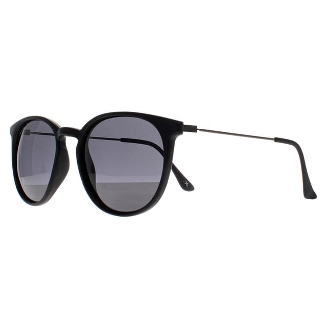 montana montana Men's Round Black Smoke Grey Polarized MP33 - 2