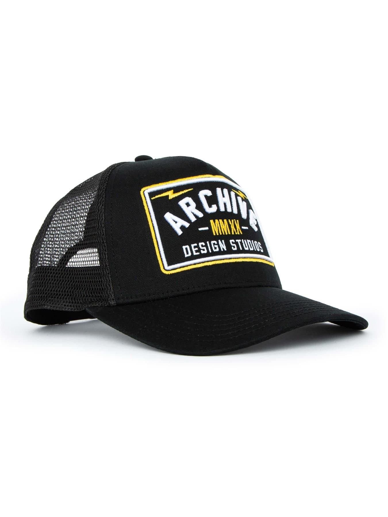 Archive Design Studio Archive Design Studio Men's Varsity Cap in Black
