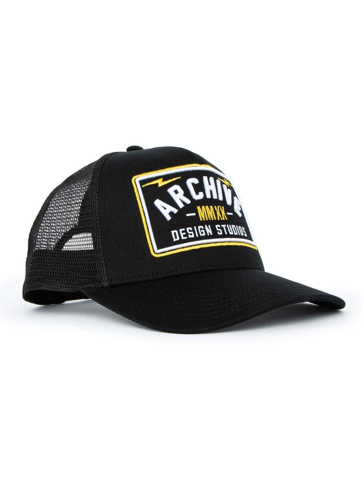 Archive Design Studio Archive Design Studio Men's Varsity Cap in Black - 1