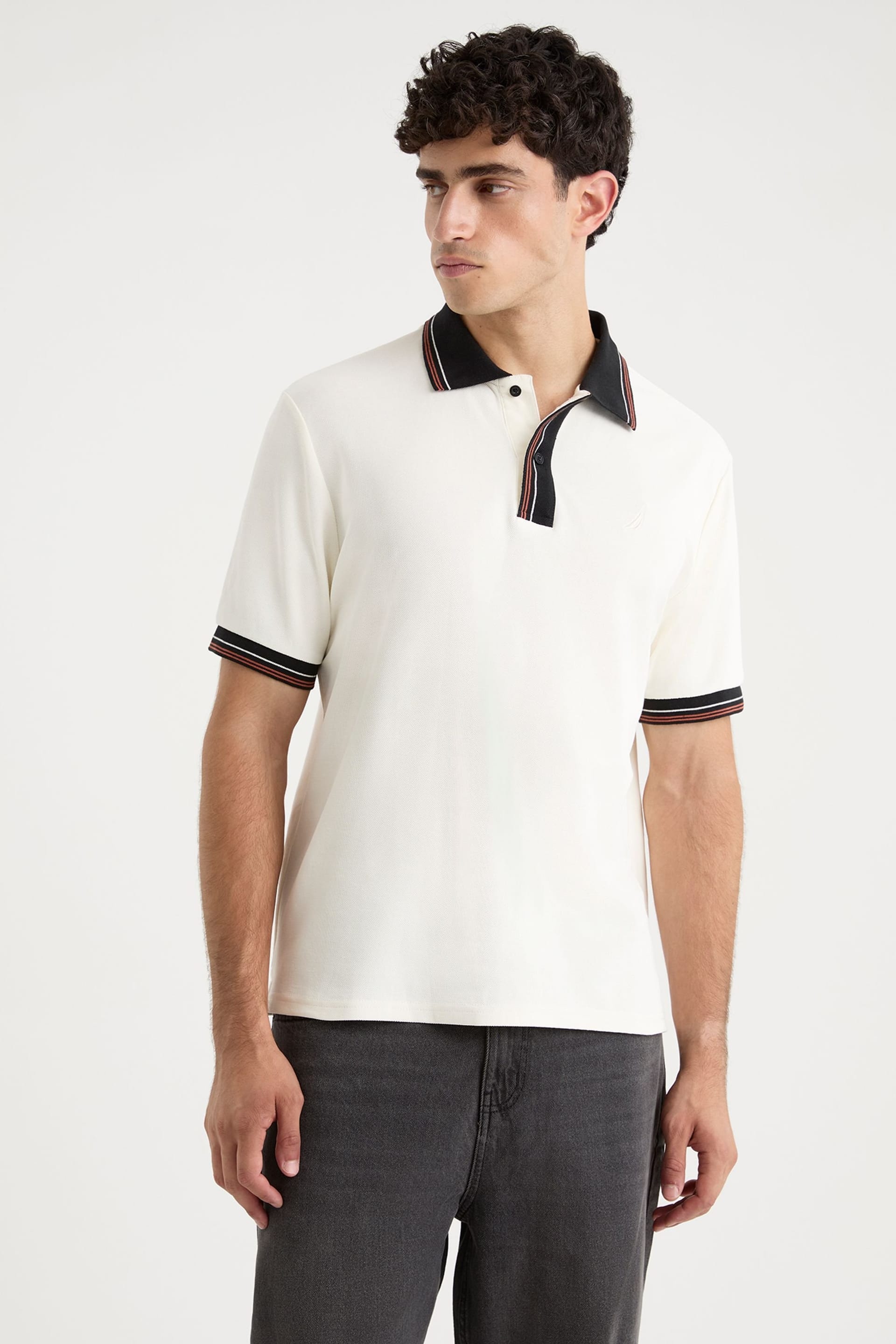 Nautica Men's Amado Polo Shirt In Off-White