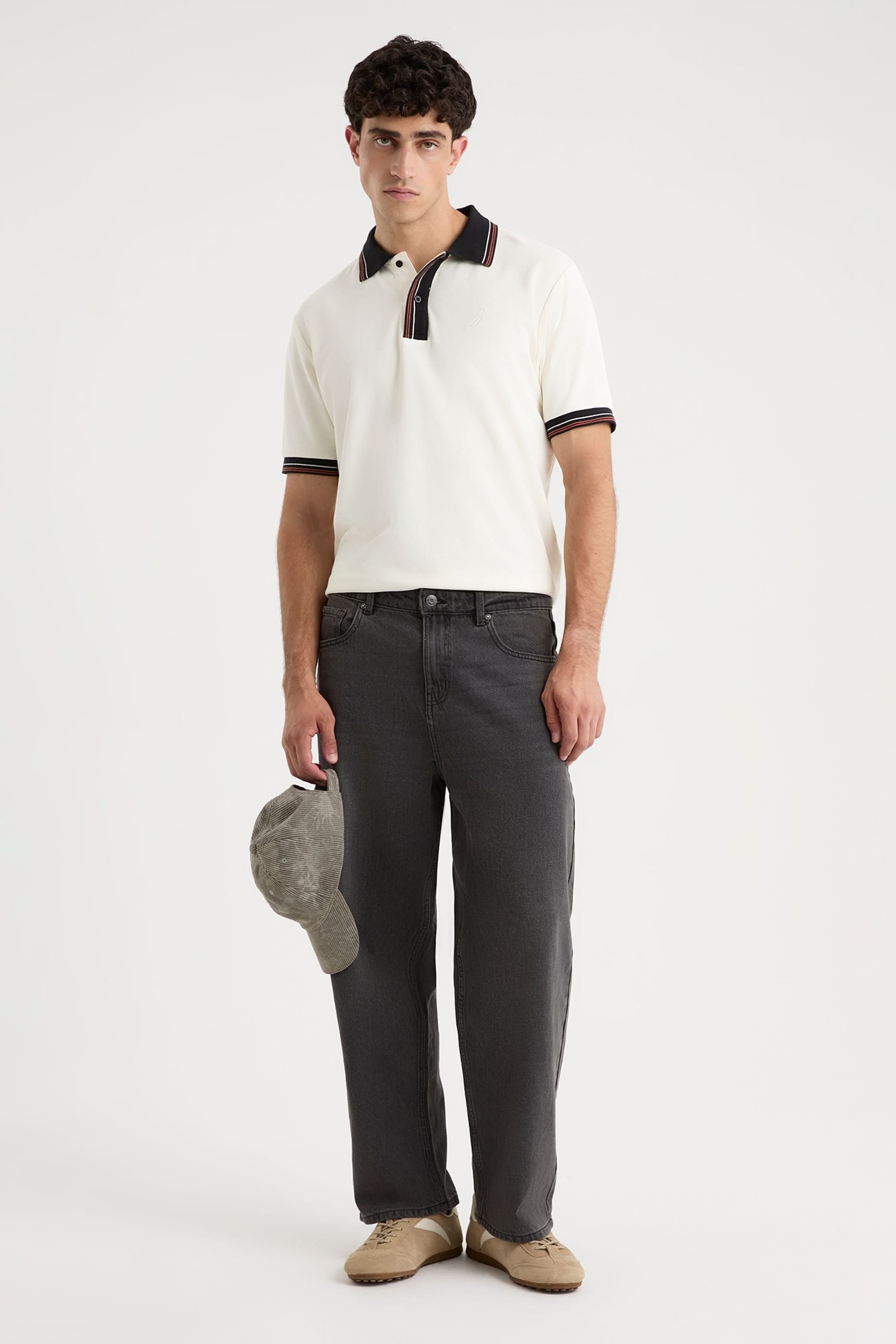 Nautica Nautica Men's Amado Polo Shirt in Off-White - 4