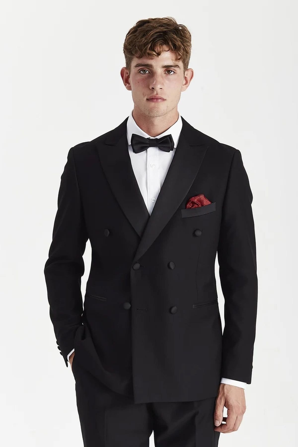Paul Andrew Black Double Breasted Blazer Jacket