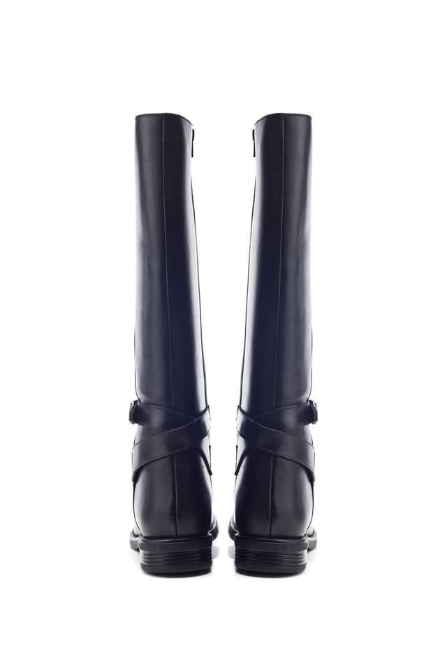b.soleful b.soleful Women's 'B.Dublin' Leather Knee High Boots in Black - 3