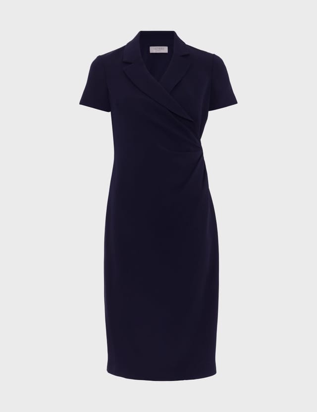 Hobbs London Hobbs London Women's Beck Wrap Dress in Dark Navy - 2