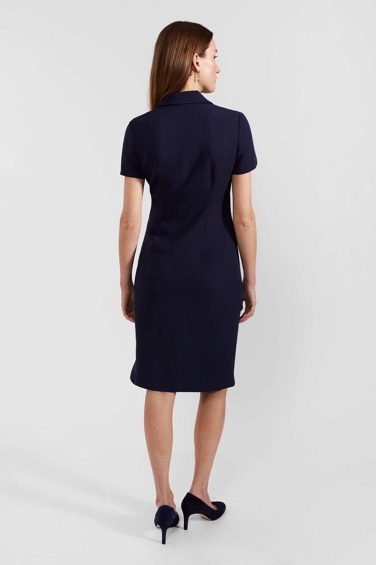 Hobbs London Hobbs London Women's Beck Wrap Dress in Dark Navy - 4