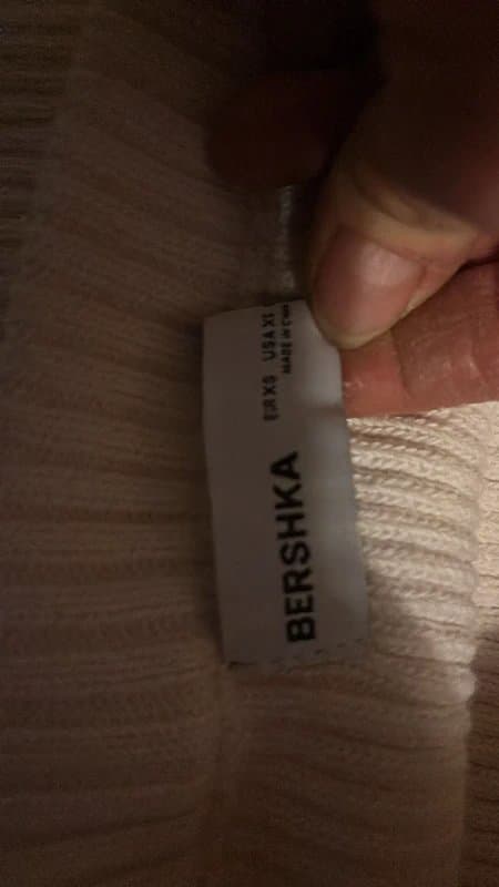 Bershka Long knitted style dress