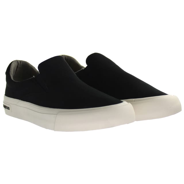 Seavees Seavees Women's Hawthrone Slip On Standard Black Poplin Slip-On Black Synthetic Shoes - 2