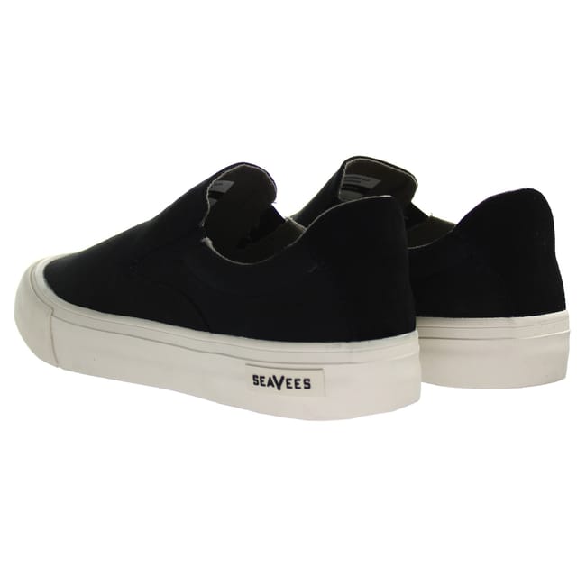 Seavees Seavees Women's Hawthrone Slip On Standard Black Poplin Slip-On Black Synthetic Shoes - 3