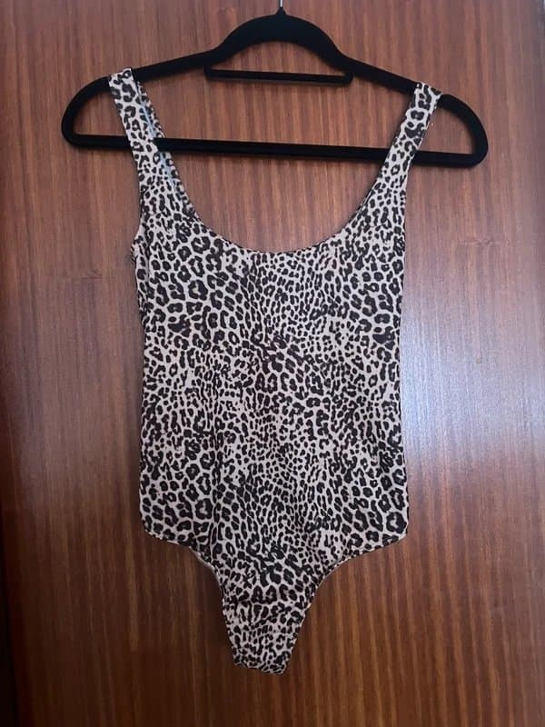 Bershka Leopard print bodysuit