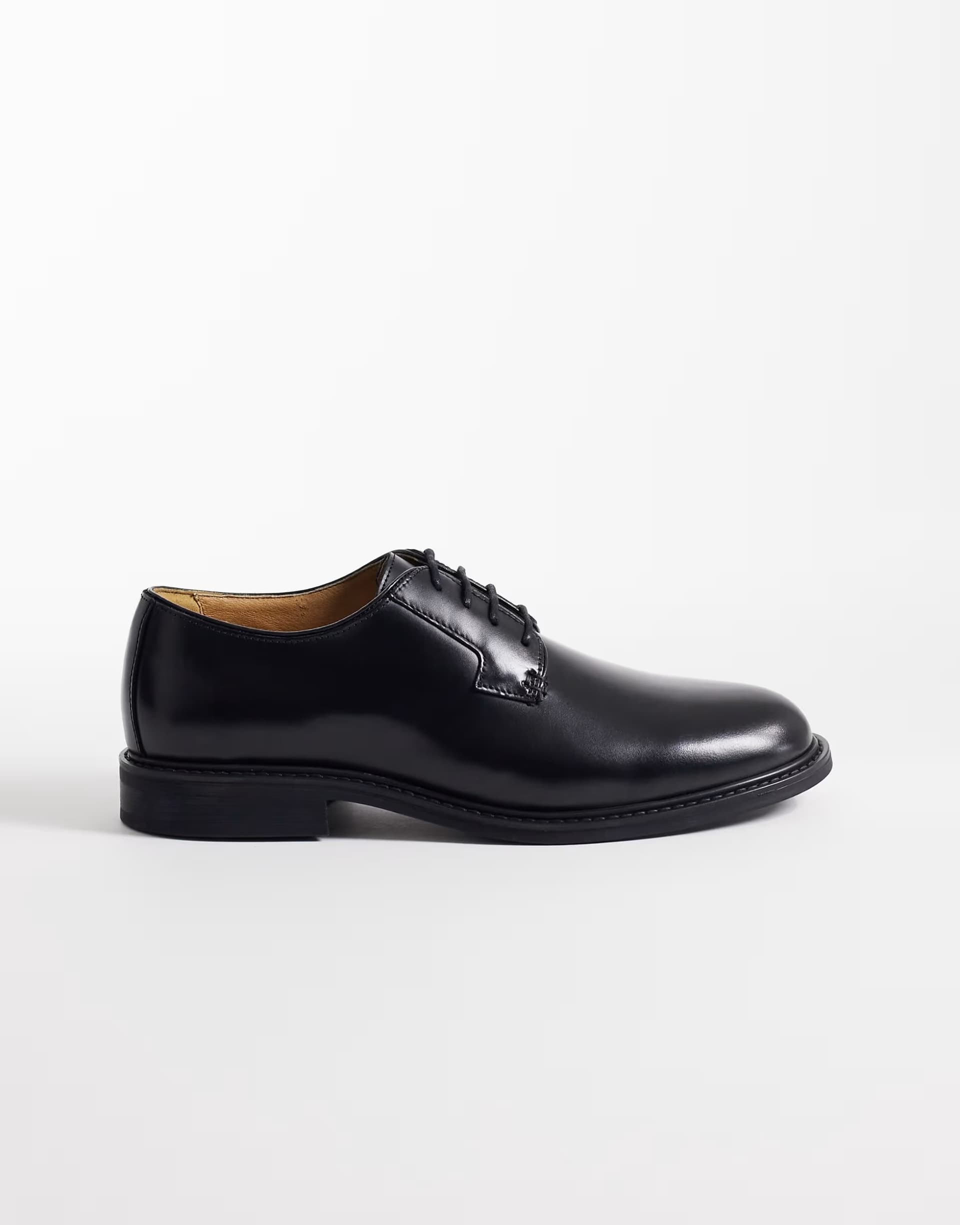ASOS Mango 100% leather classic brogue in black