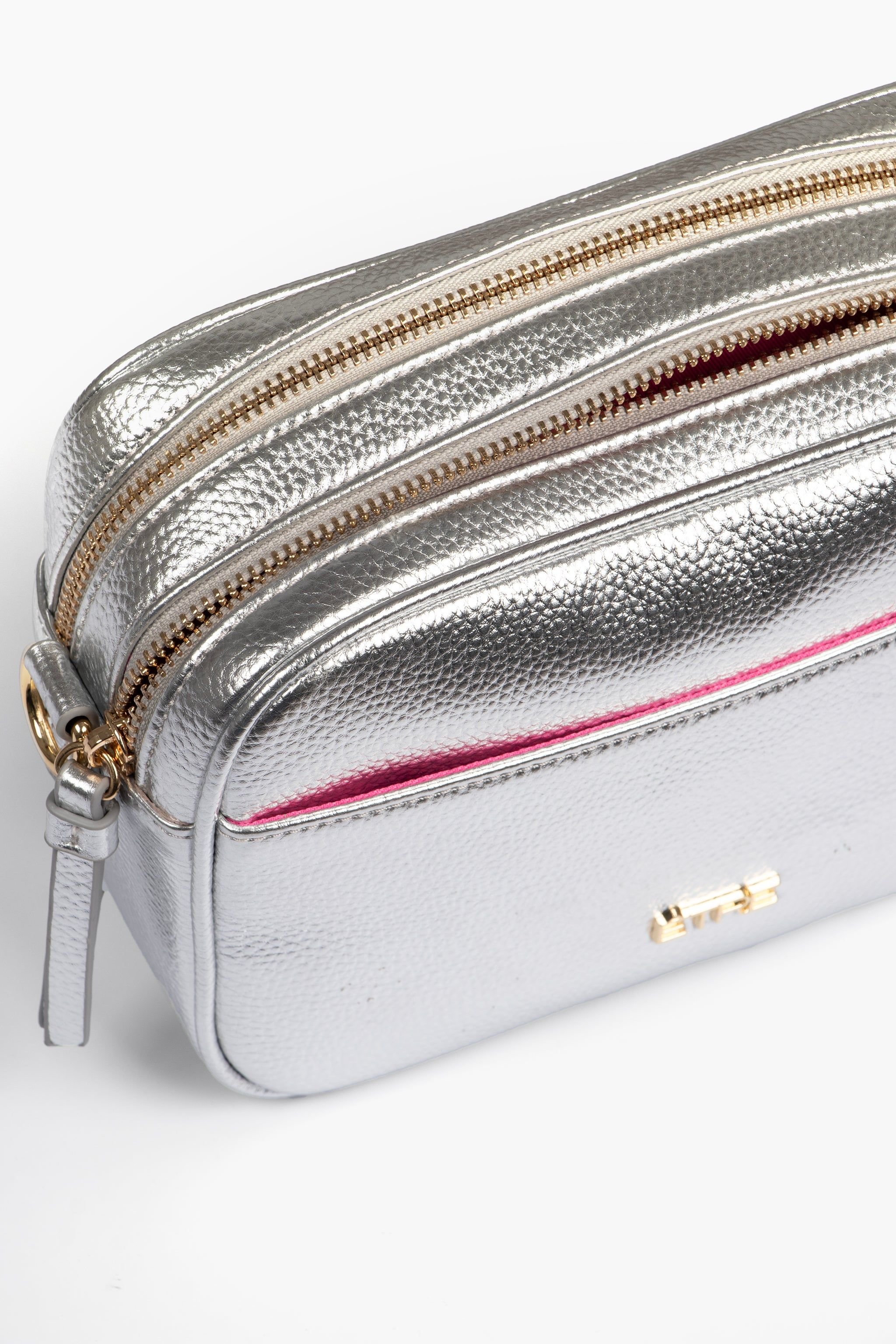 Etre Etre Women's Willa Crossbody Bag - Silver, Metallic Faux Leather in Silver - 2