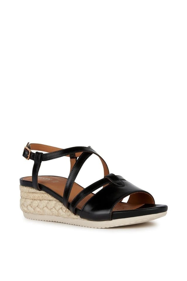 Geox Geox Women's Black 'D Ischia Corda A' Sandal - 2