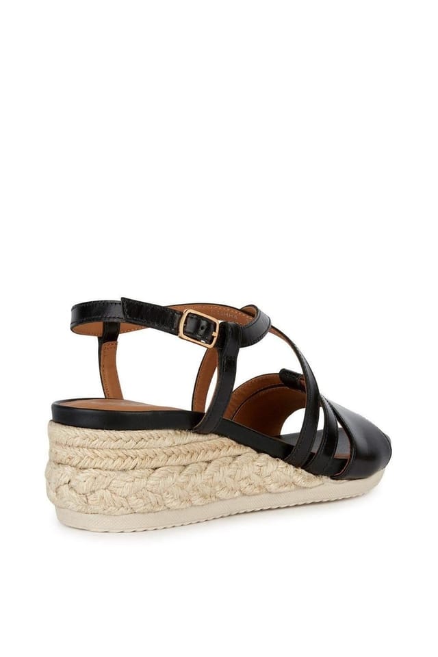 Geox Geox Women's Black 'D Ischia Corda A' Sandal - 3