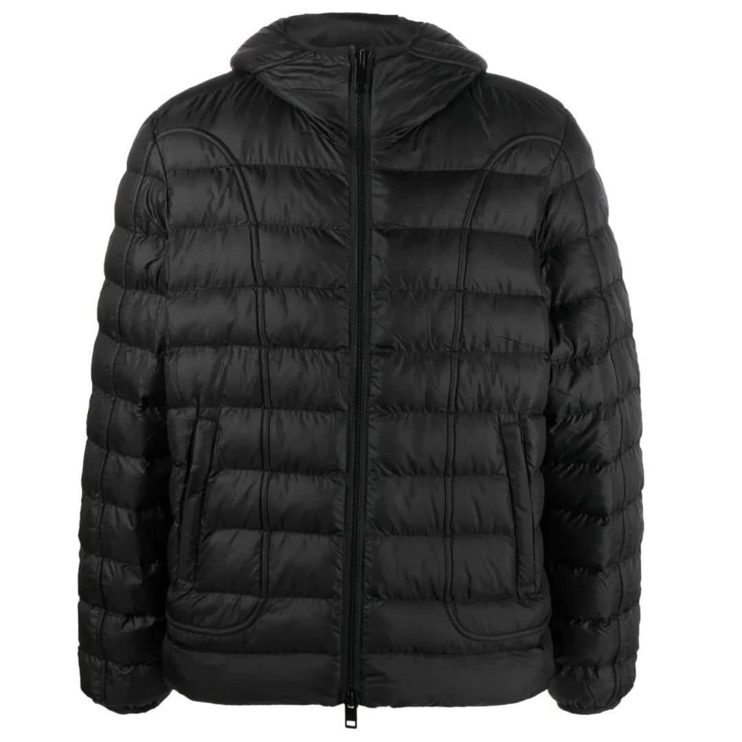 Diesel Diesel Men's Plain Black Padded Hooded Jacket