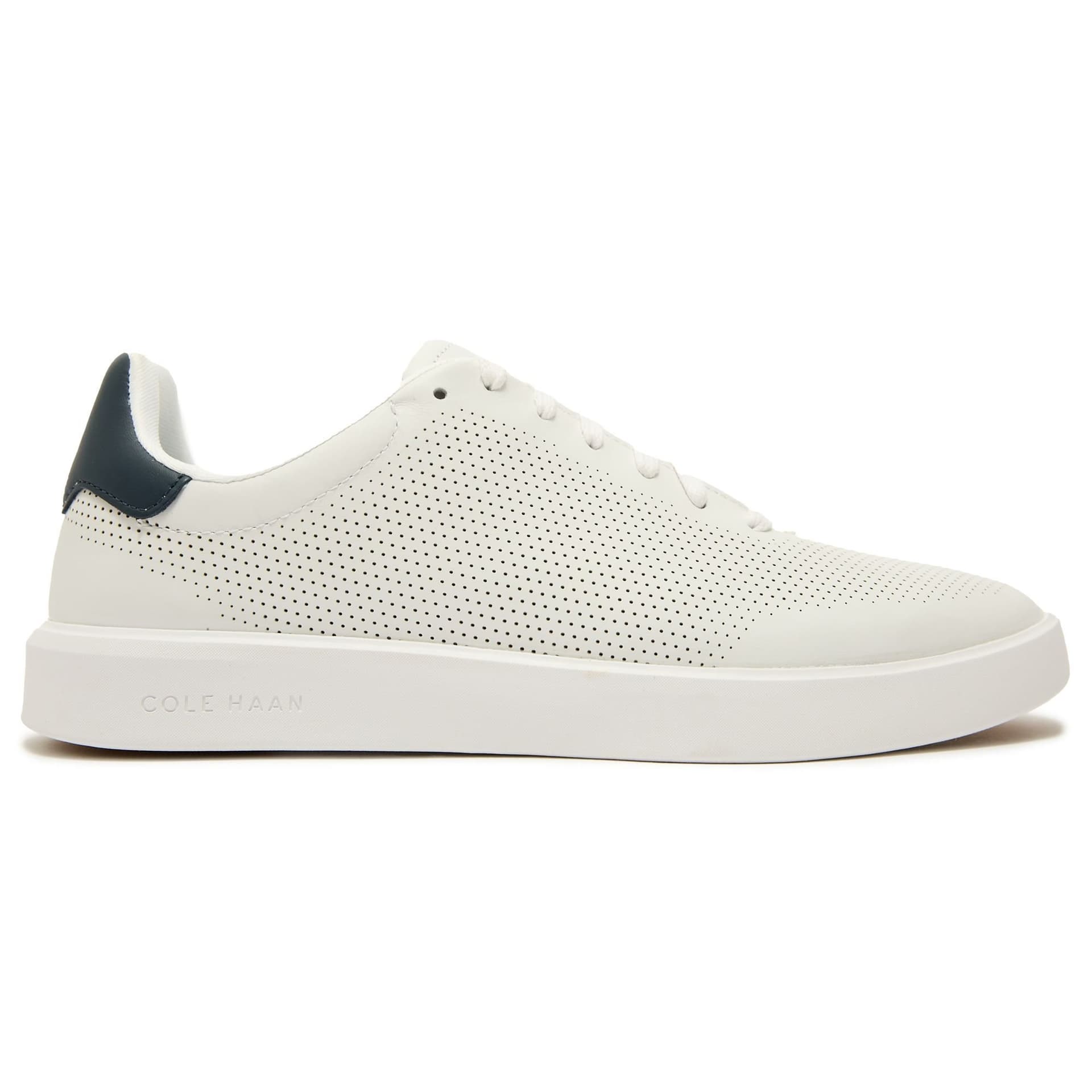Cole Haan Cole Haan Men's Grand Cross Court Daily Laser Trainers in White