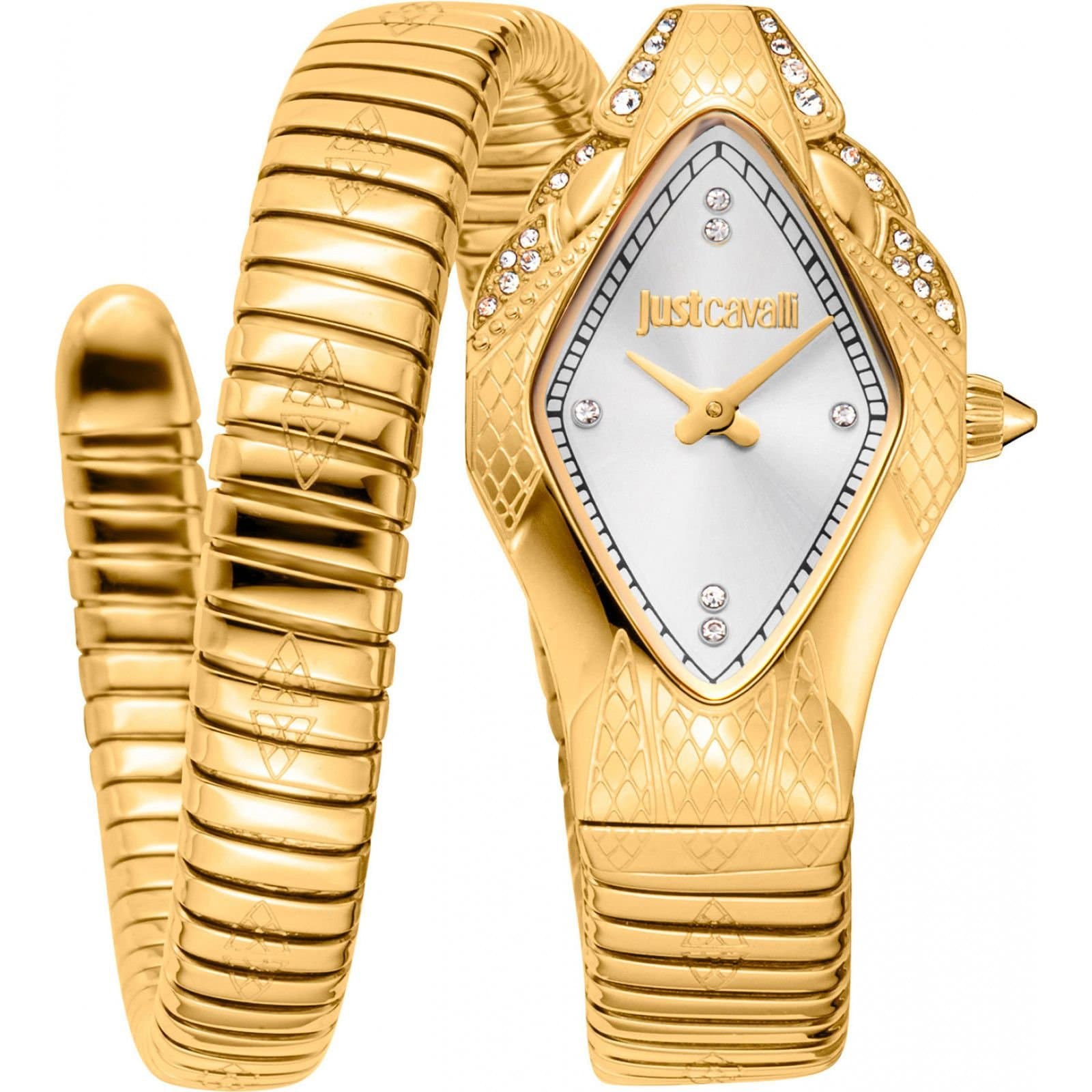 Just Cavalli Just Cavalli Women's JC1L306M0035 Signature 22mm Quartz Watch in Gold