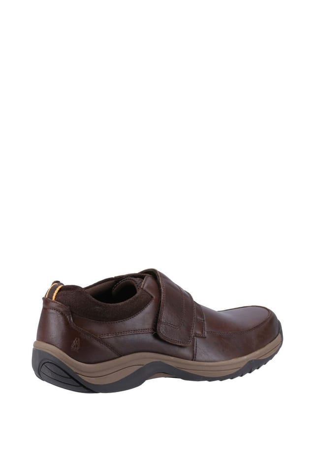 Hush Puppies Hush Puppies Men's 'Douglas' Classic Touch Fastening Shoes in Dark Brown - 2