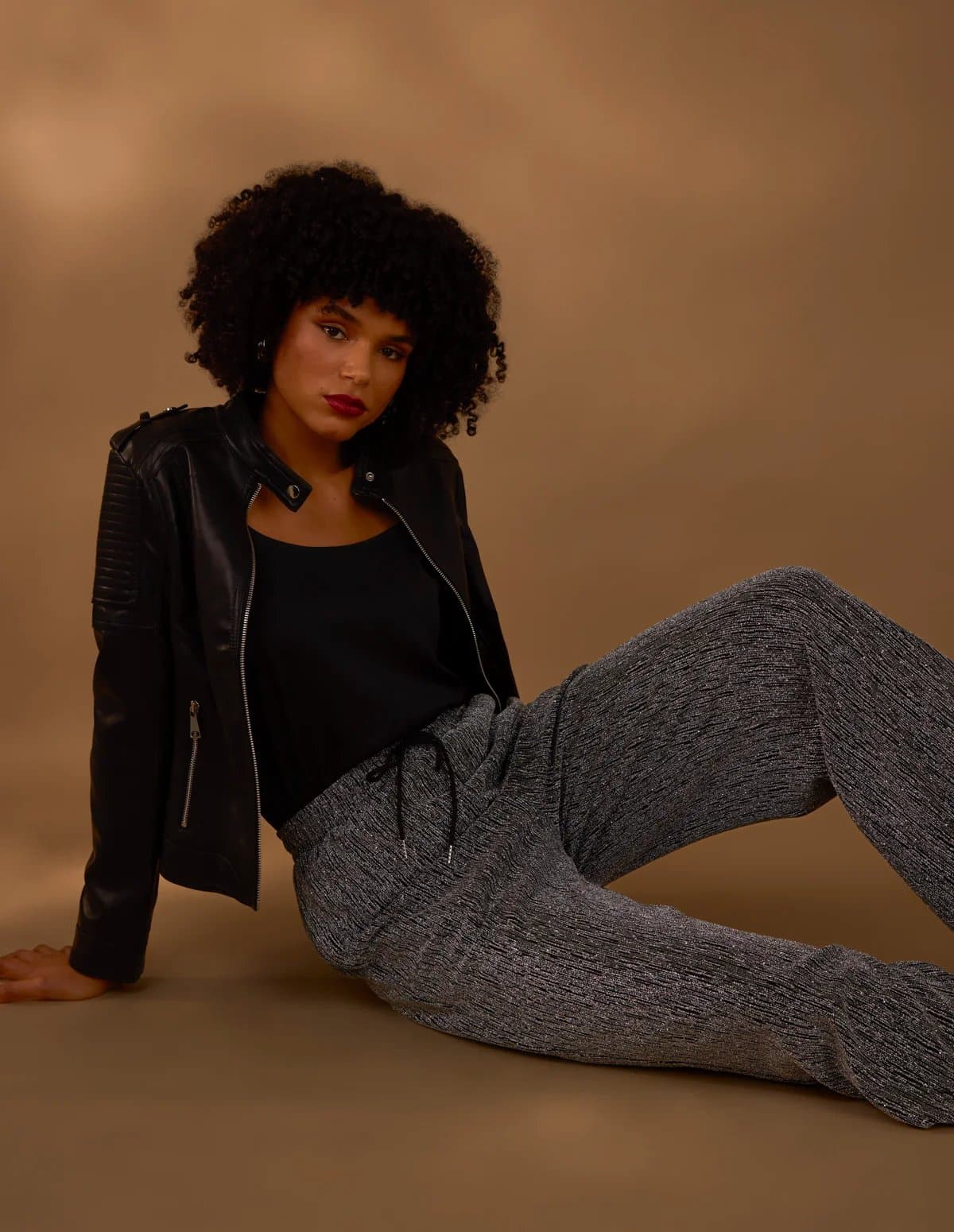 Blue Vanilla Rhinestone Detailed Trousers