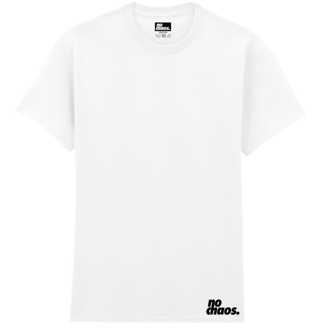 No Chaos No Chaos Men's Logo T-Shirt in White