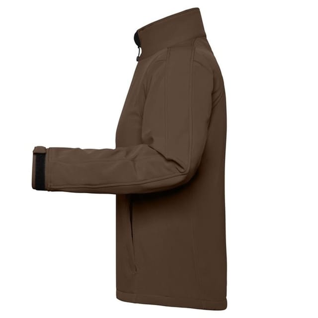 James and Nicholson James and Nicholson Women's Soft Shell Jacket in Brown - 3