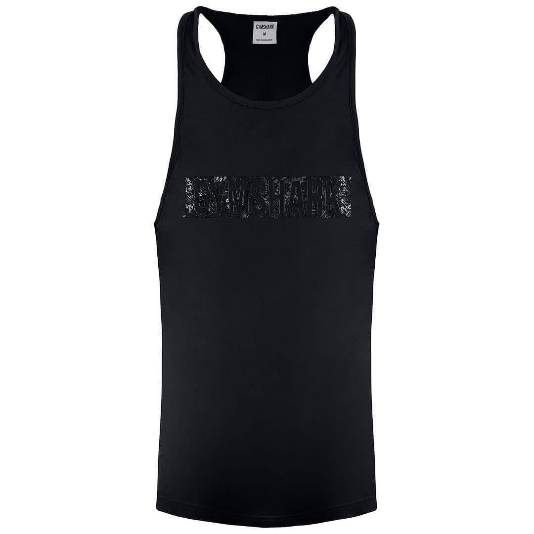Gymshark Gymshark Men's GFX Bob Stringer Black Vest