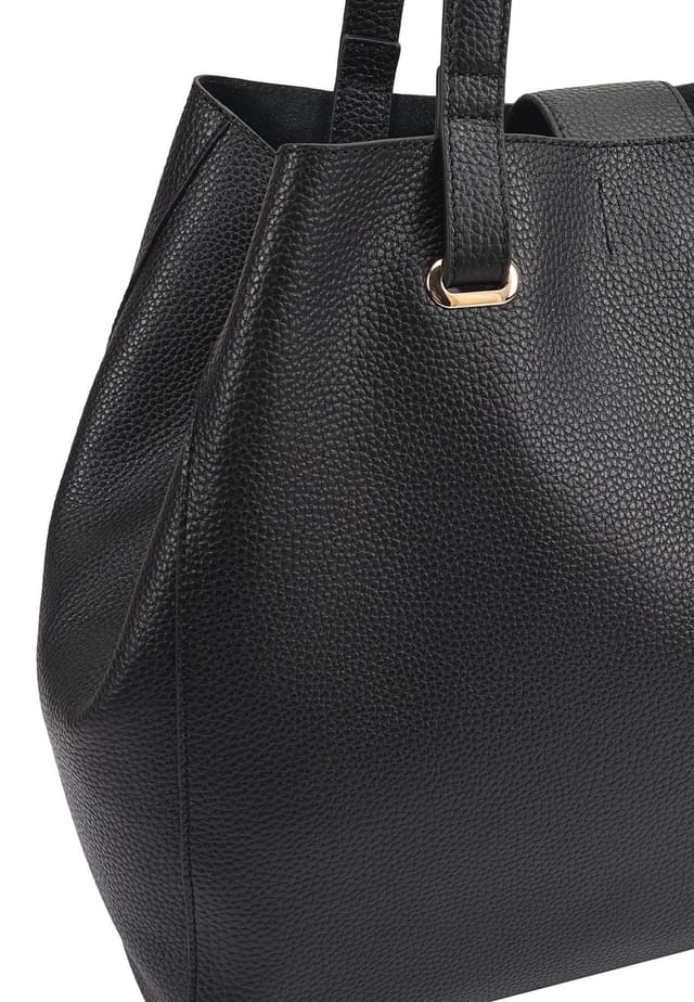 Sosandar SOSANDAR Women's Chelsea Leather Shoulder Bag in Black - 3