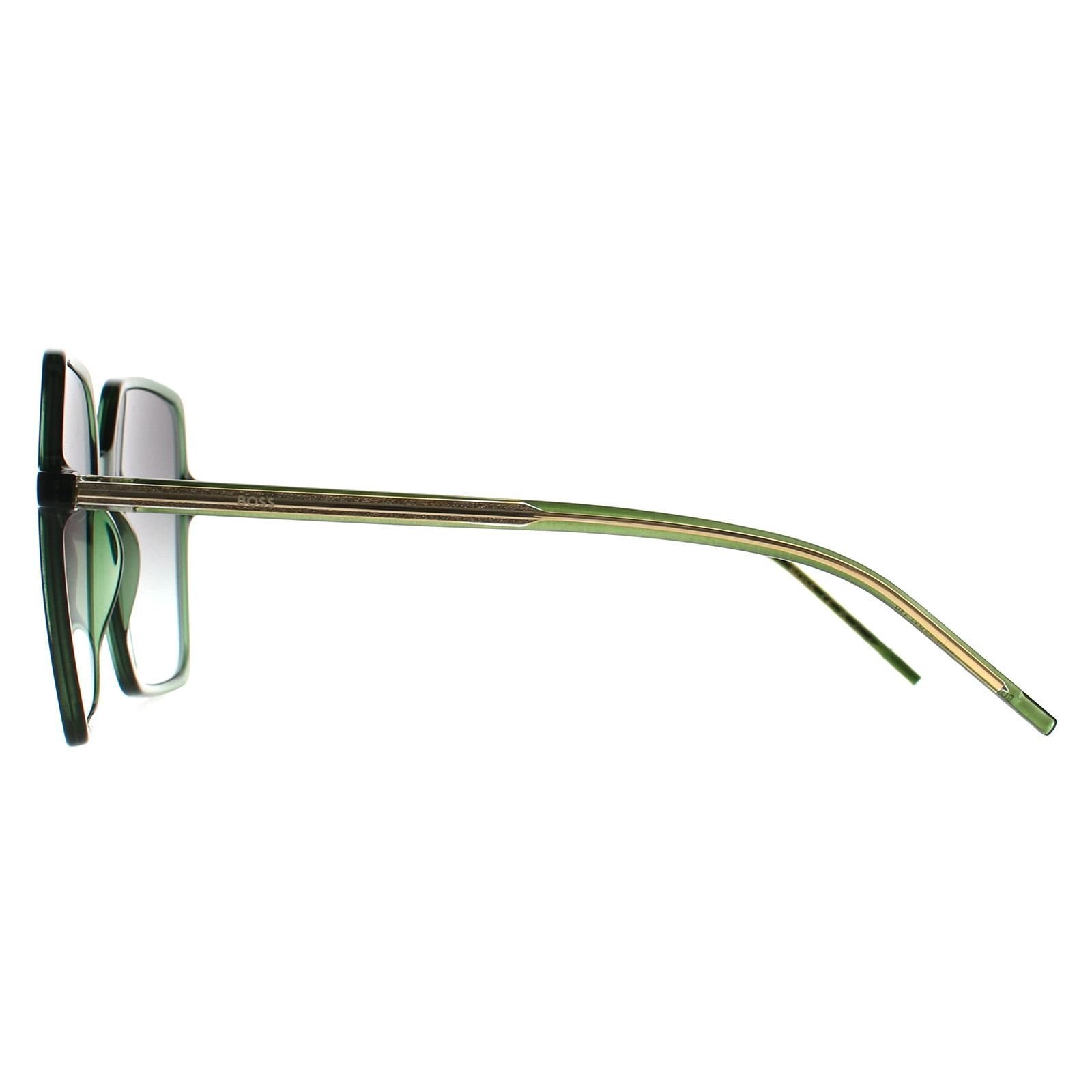 Hugo Boss Hugo Boss Women's Square Green Grey Gradient BOSS 1524/S - 3