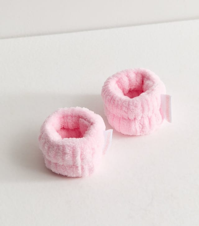 Brushworks Pack Of 2 Pink Wash Wristbands Brushworks New Look - 2
