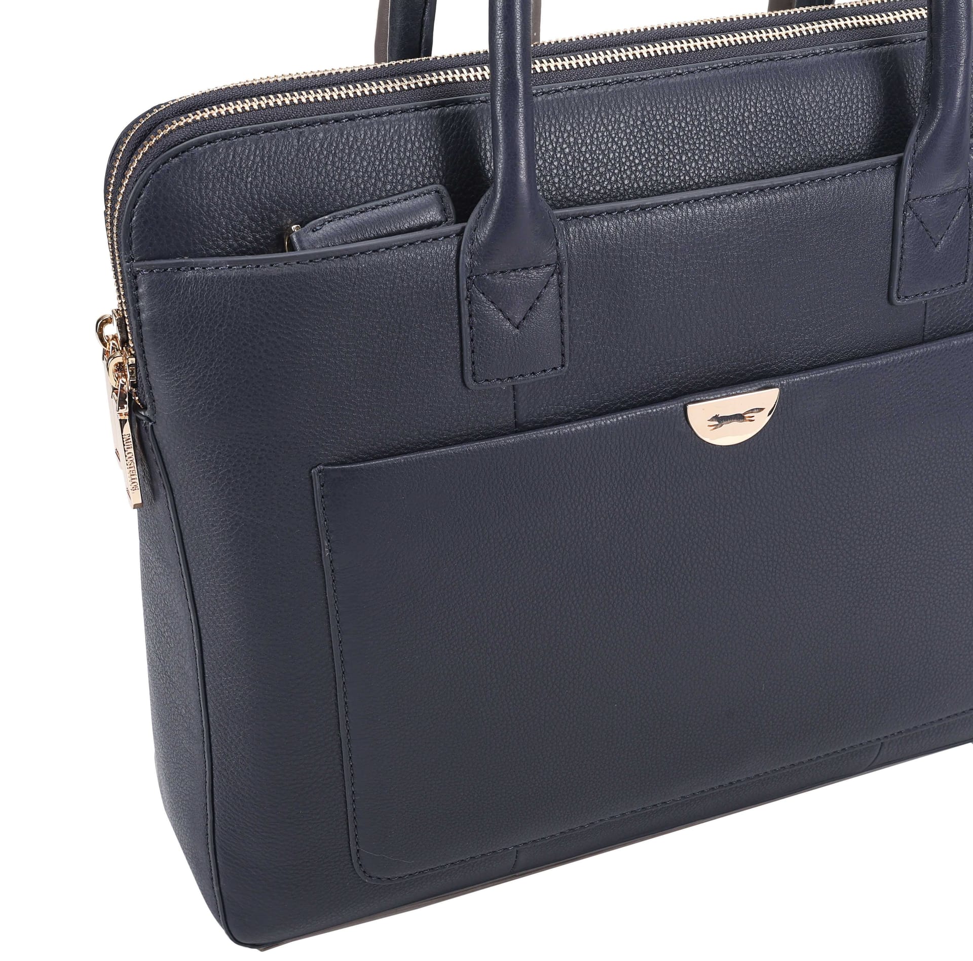 Paul Costelloe Paul Costelloe Women's Lorca Leather Shoulder Bag in Navy - 4