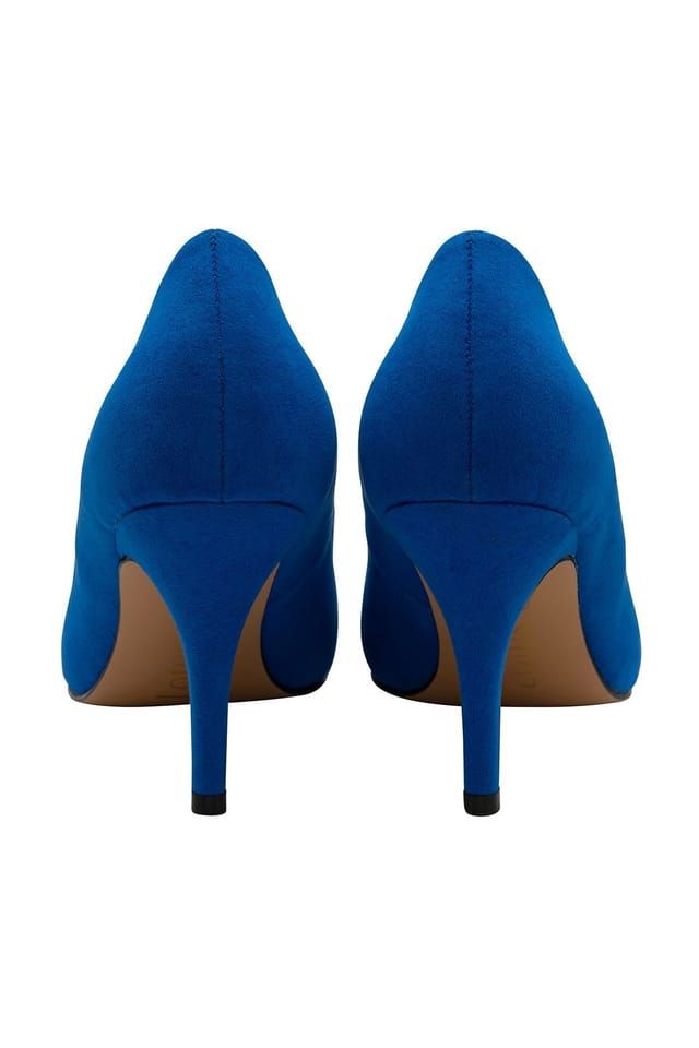 Lotus Lotus Women's Cobalt Blue 'Florina' Stiletto-Heel Court Shoes - 3
