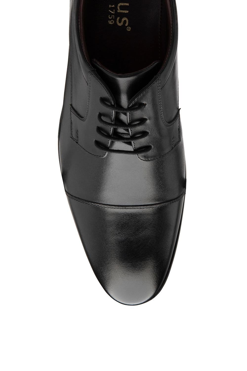 Lotus Lotus Men's 'Banwell' Leather Derby Shoes in Black - 4