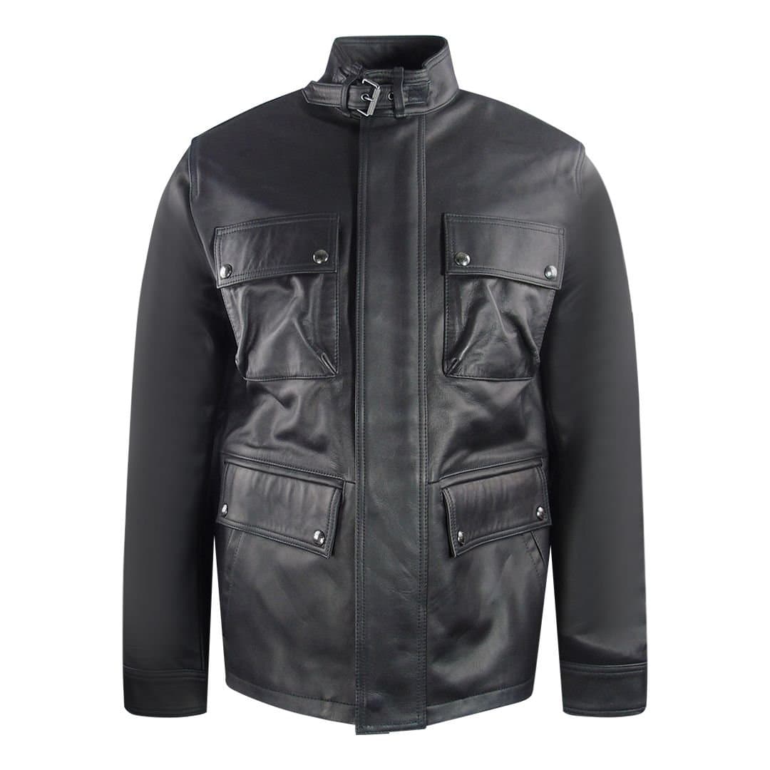 Belstaff Belstaff Men's Black Grant Leather Jacket