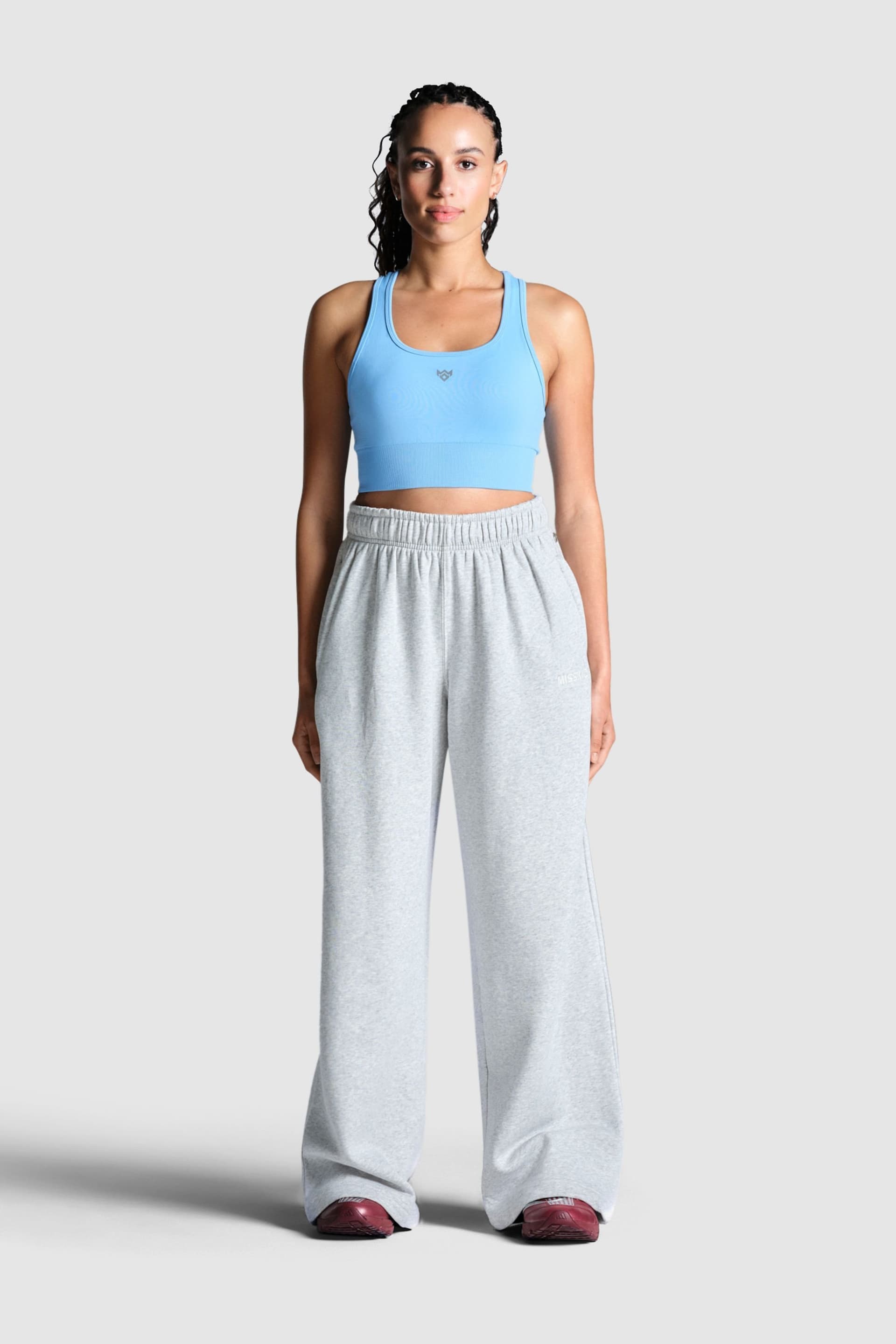 Miss Kick Miss Kick Women's Banderilla Jog Pant in Light Grey
