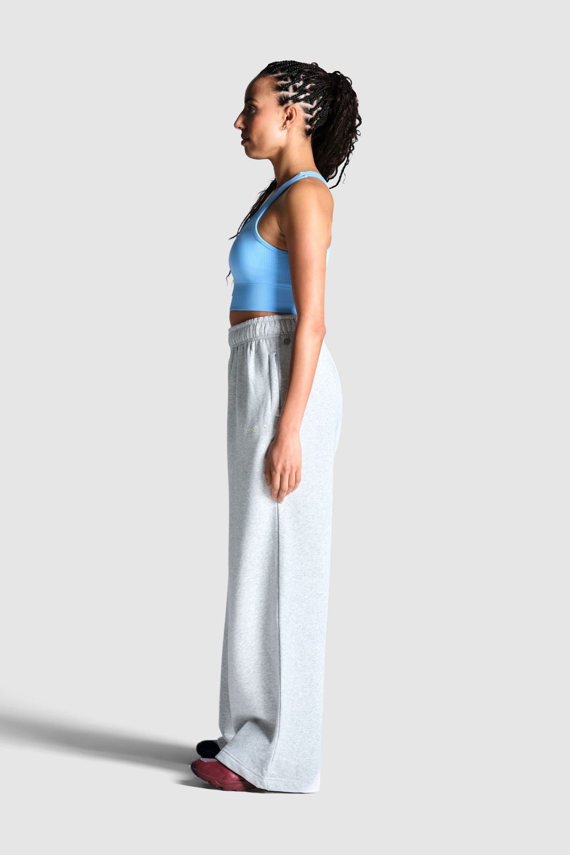 Miss Kick Miss Kick Women's Banderilla Jog Pant in Light Grey - 4