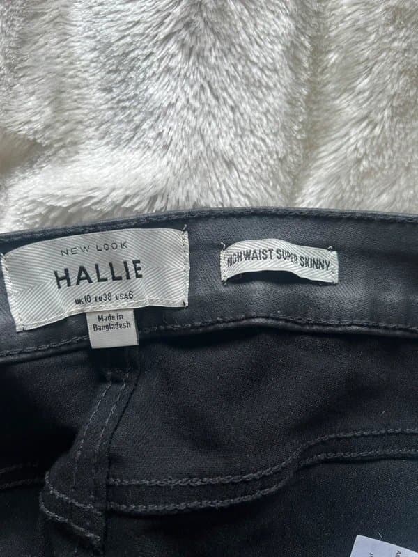New Look New look leather look skinny jeans