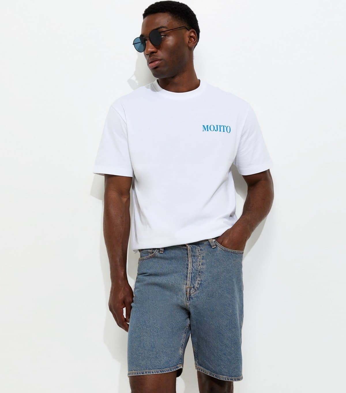 jack & jones Jack & Jones Blue Denim Shorts