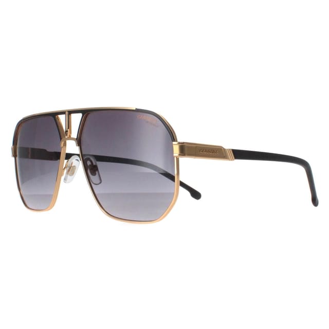 Carrera Carrera Men's Aviator Matte Black & Gold Dark Grey Gradient 1062/S - 2