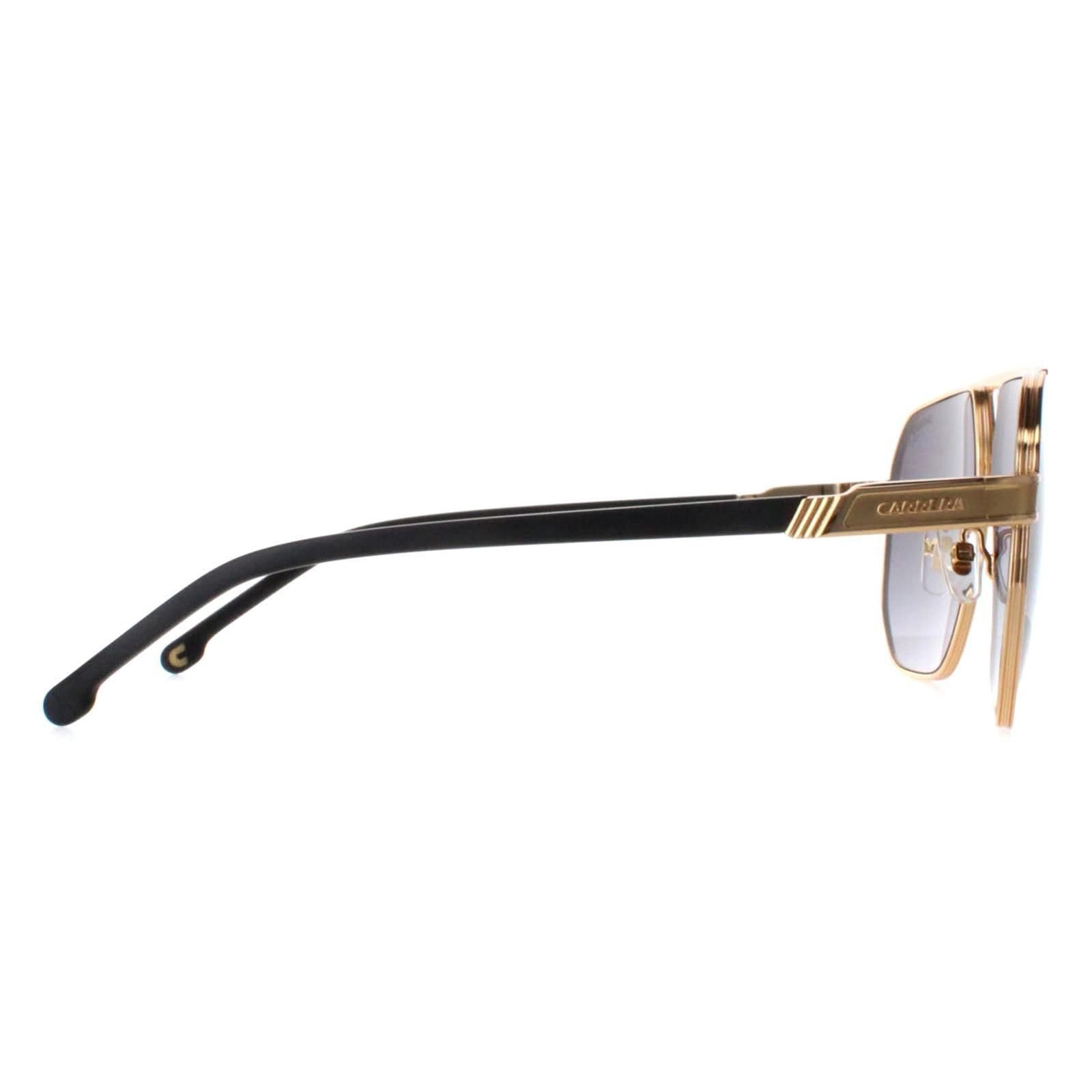 Carrera Carrera Men's Aviator Matte Black & Gold Dark Grey Gradient 1062/S - 4