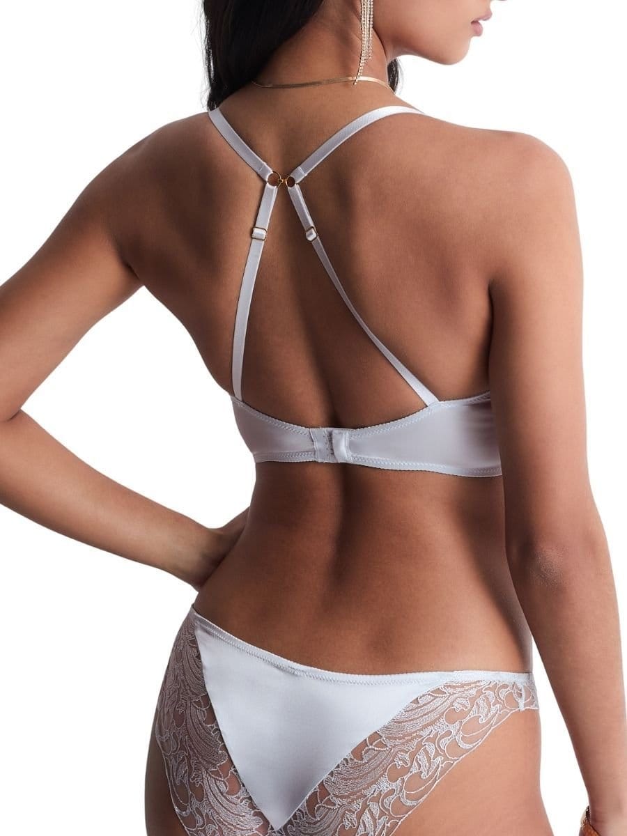 Aubade Aubade Women's Satin Memories Italian Brief in Blue - 4