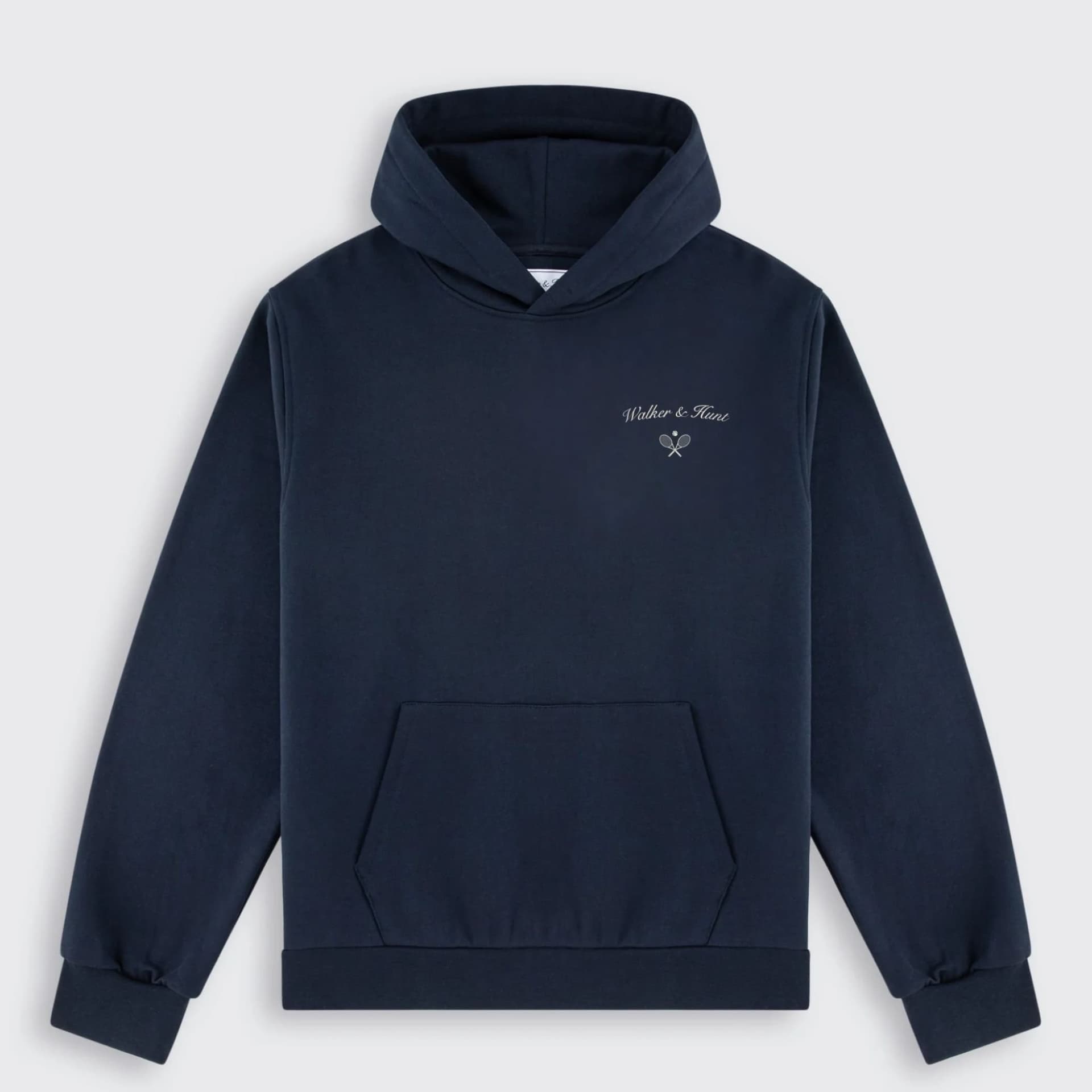 Walker & Hunt Walker & Hunt Men's St Tropez Tennis Club Hoodie in Navy