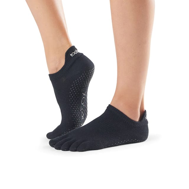 ToeSox ToeSox Men's Low Rise Toe Socks in Black - 2