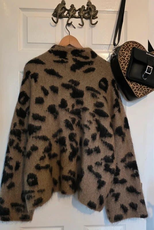 H&M H&M Edition Mohair Leopard Print Jumper