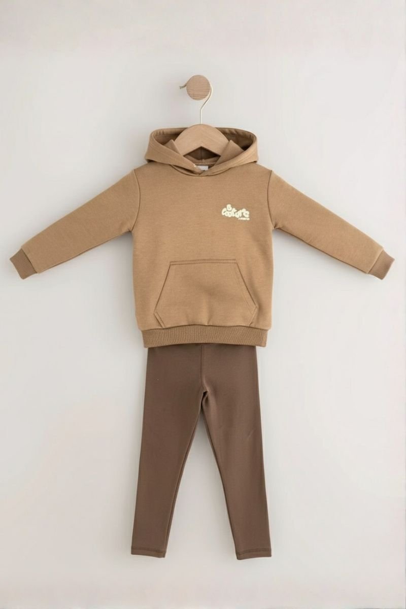 BCouture BCouture Women's Leggings & Hoodie Set in Brown - 3