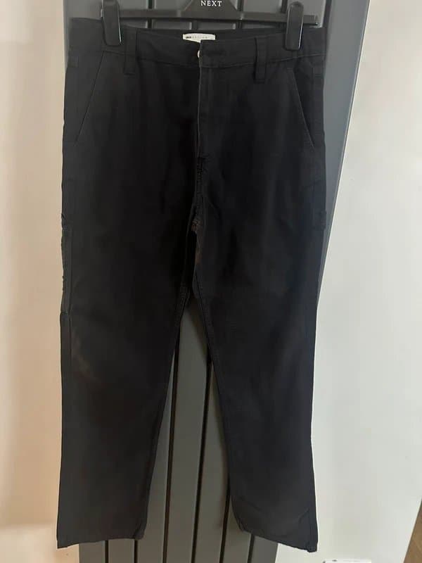 ASOS Men’s black ASOS canvas pants size W 33 excellent condition