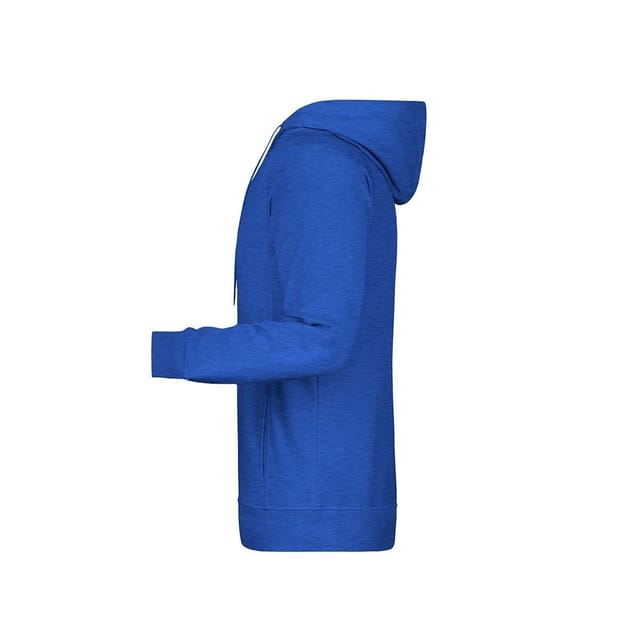 James and Nicholson James and Nicholson Men's Plain Hoodie in Royal - 3