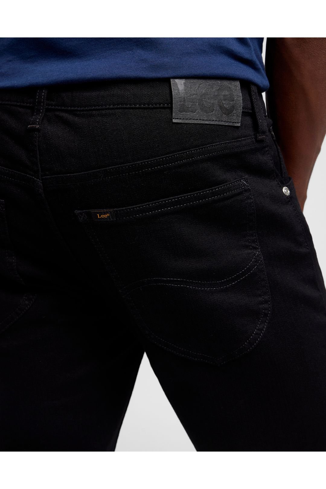 Lee Lee Men's Daren Straight Fit Jeans Clean Black - 4