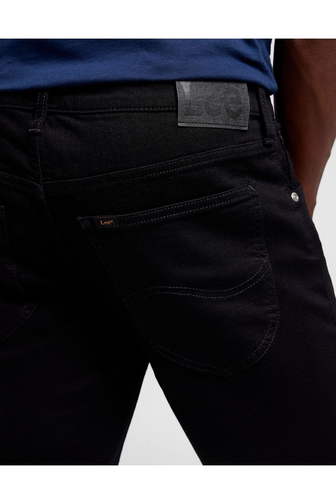Lee Lee Men's Daren Straight Fit Jeans Clean Black - 4