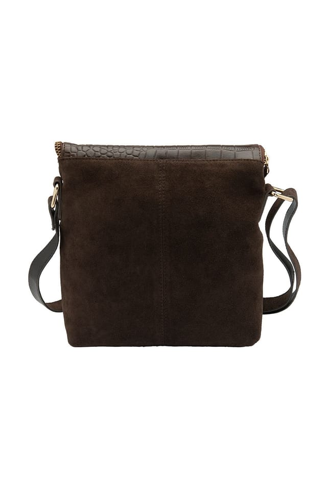 Lotus Lotus Women's 'Chantelle' Suede & Leather Handbag in Brown - 2