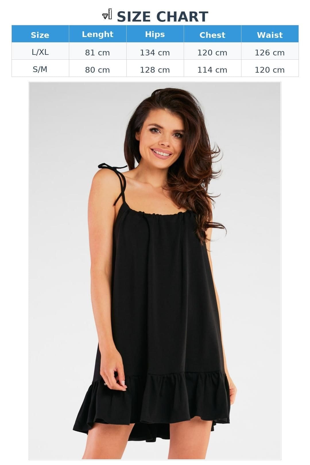 Love Lace Love Lace Women's Summer Soft Knit A Line Ruffle Dress for Maternity in Black - 4